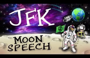 Moon Speech  – John F. Kennedy (Animated)