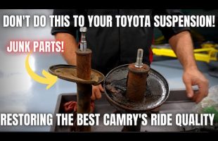 Don’t Do THIS to Your Toyota Suspension! Restoring a Camry’s Original Ride and More!