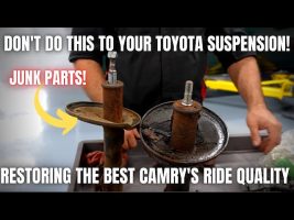 Don’t Do THIS to Your Toyota Suspension! Restoring a Camry’s Original Ride and More!