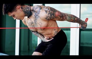 Super Effective Shoulder Workout Using Only Resistance Bands