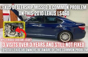 Lexus Dealership Missed THIS Common Problem on This LS460 | Toyota V8 Owners Be AWARE!