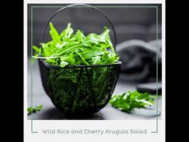 Wild Rice, Cherry And Arugula Salad