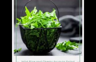 Wild Rice, Cherry And Arugula Salad