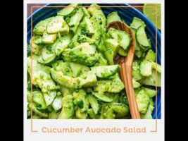 Cucumber Avocado Salad