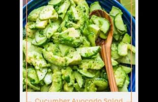 Cucumber Avocado Salad