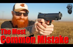 How To Shoot A Handgun Correctly: Fixing Low & Left