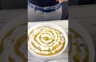 Homemade Vegan Pumpkin Soup With Gluten Free Ravioli