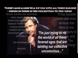 Bill Hicks Scenes Censored From Youtube ? What would Bill think?