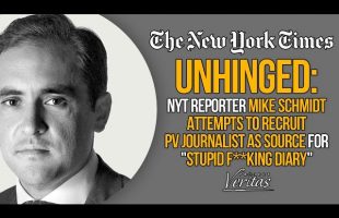 UNHINGED: NYT’s Mike Schmidt Attempts to Recruit PV Journalist as Source for “Stupid F*ucking Diary”
