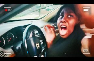 Woman Speeds Away From Cop, Wrecks Car Seconds Later