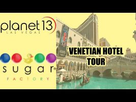 Las Vegas Venetian Hotel Tour | Sugar Factory Review | Planet 13  Weed Dispensary | Weekend Vlog