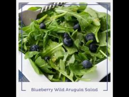 Blueberry Wild Arugula Salad