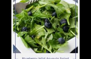 Blueberry Wild Arugula Salad