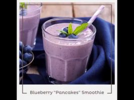 Dr. Sebi’s Blueberry “Pancakes” Smoothie
