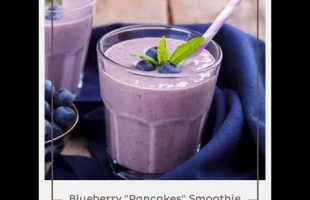 Dr. Sebi’s Blueberry “Pancakes” Smoothie