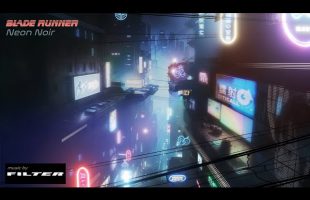 Blade Runner | NEON NOIR | AMBIENCE for work study & relaxation – 8 Hours