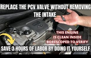Replace the PCV valve WITHOUT removing the Intake. Saving 3 hours of Labor.