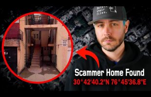 When a Scammer Realizes we know his Home Address