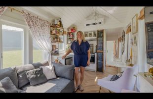 Her Custom Tiny Home with Main Floor Bedroom & Tub