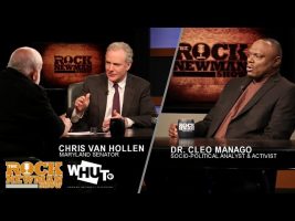 Senator Chris Van Hollen & Dr. Cleo Manago with Rock Newman
