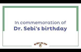 Dr. Sebi’s Birthday Commemoration