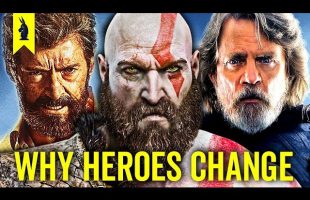 Why Our Heroes Are Different Now (God of War, The Last Jedi, Logan) – Wisecrack Edition