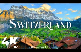 Switzerland 4K • Alpine Silence & Peaceful Music | Relaxation Film