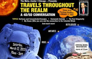 EVENT – March 12, 2022 – Travels Throughout the Realm – Chicago, IL