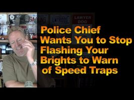 Police Chief Wants You to Stop Flashing Your Brights to Warn of Speed Traps