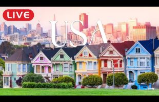 🇺🇸 USA 24/7 | Relaxing Nature & Soft Piano Music for Smart TV Background