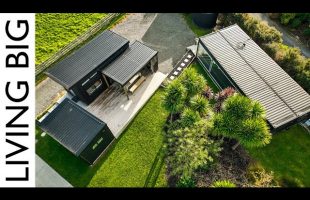 Shipping Container, Tiny House & Cabin Combine To Create Epic 5 Bedroom Home