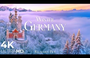Germany in Winter 4K • Peaceful Snowy Landscapes & Music | Relaxation Film