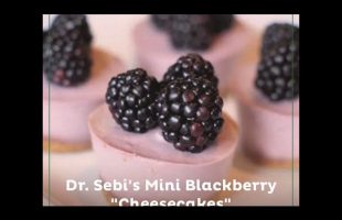 Dr. Sebi’s Mini Blackberry “Cheesecakes”