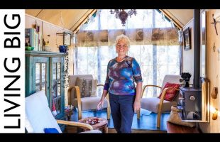 Woman’s Wondrous Dual Tiny House Home & Art Studio