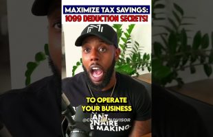 Easily Using 1099 To MAXIMIZE Tax Deductions #shorts