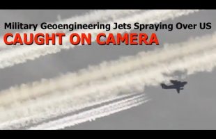 Caught On Camera, Military Geoengineering Jets Spraying Over US ( Dane Wigington )