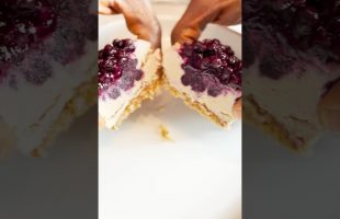 Delicious Vegan Blueberry Cheesecake Cups Refined Sugar Free