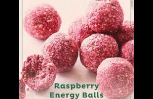 Raspberry Energy Balls