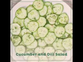 Dr. Sebi’s Cucumber and Dill Salad