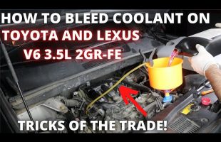 Toyota Cooling System Bleeding for V6 2GR-FE 3.5L THE RIGHT WAY!
