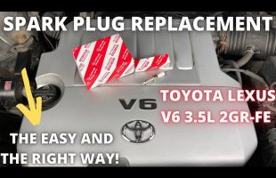 How to change spark plugs on V6 Toyota and Lexus 2GR-FE 3.5L engine
