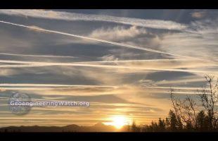 Dimming The Sun, Climate Engineering Over Northern California ( Geoengineering Watch )
