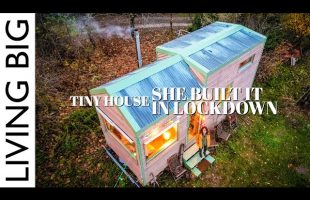 This Incredible Woman Built Herself A Tiny House In Lockdown!