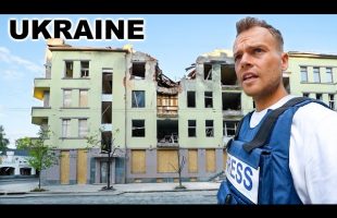 Inside East Ukraine War Zone (surrounded by bombing)