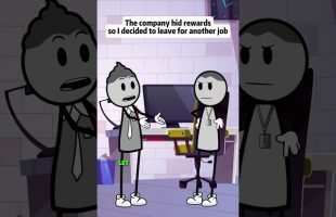 The company hid rewards so I decided to leave for another job#animations #manager