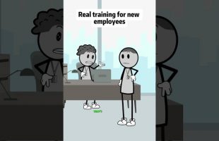Real training for new employees #animations #manager