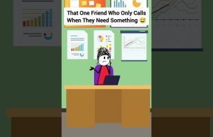 That One Friend Who Only Calls When They Need Something #gplus #animation #funny #skits