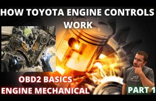 How Toyota engine control works Part 1 : Engine mechanical and OBD2 basics
