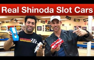 Shinoda design race in Detroit with 1/24 scale slot cars
