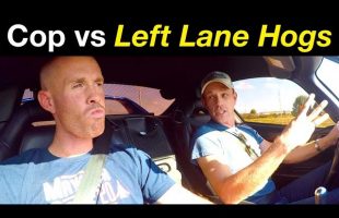 Left lane losers vs POLICE officer review on making US highways dangerous